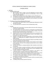 myddle-standing orders February 2026